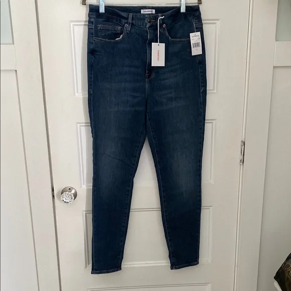 GOOD AMERICAN BNWT size 16 Women's Blue Jeans - Picture 1 of 5